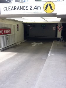 carpark entrance lighting